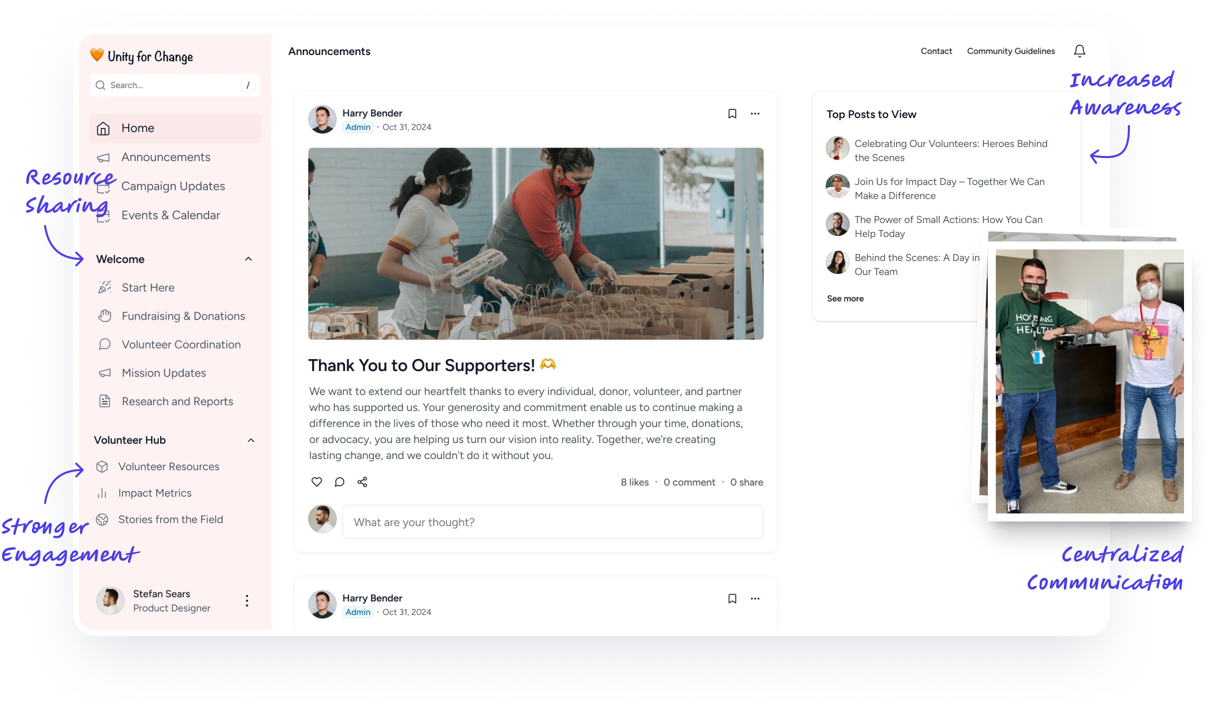 Homepage nonprofits groups