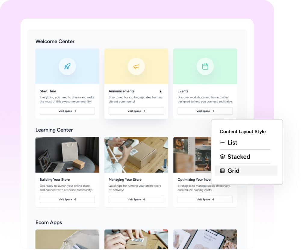 Customization & Branding choose the experience that fits best.