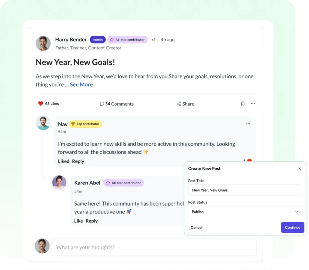 Discussions keep discussions organized and easy to follow (1)